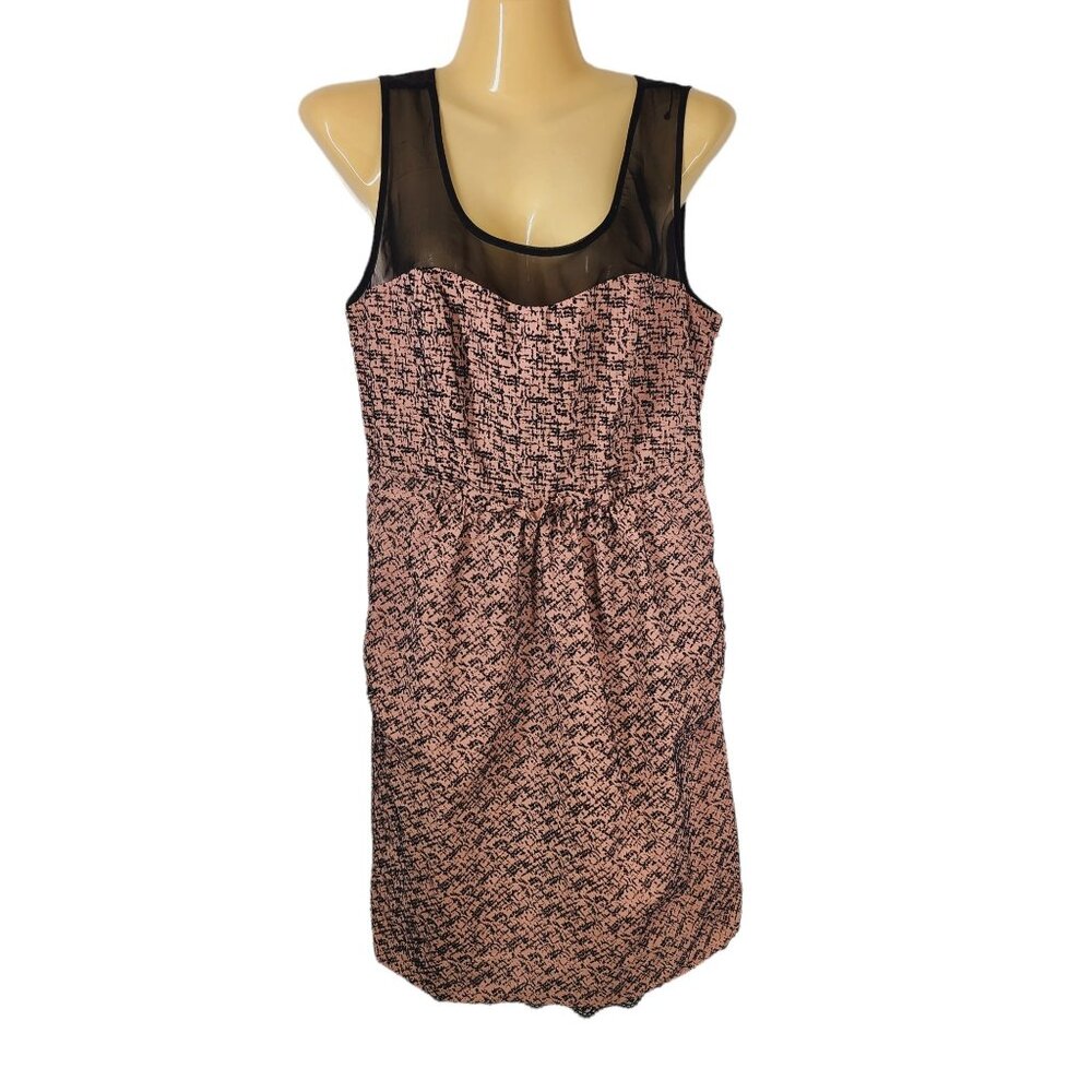 Anthropologie Moulinette Soeurs‎ Albertine Flocked Sheath Dress Women's Size 6